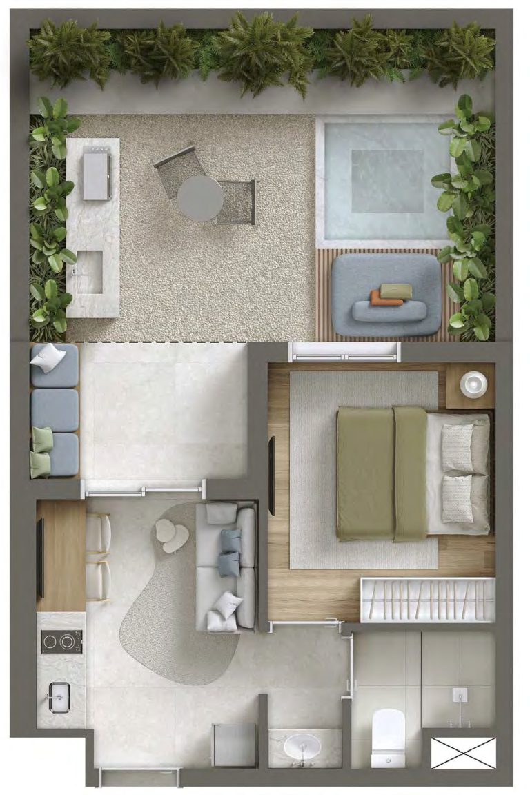 Apartamento Jardim